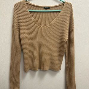 brown sweater